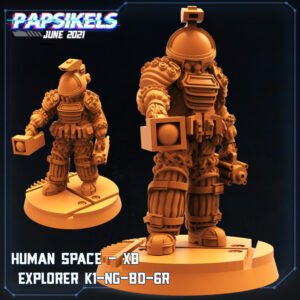 HUMAN SPACE EXPLORER XB K1 NG BD GR resinarmies.com 3dprint papsikels