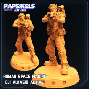 HUMAN SPACE MARINE OJI ALKASID ACTIVE resinarmies.com papsikels 3dprint