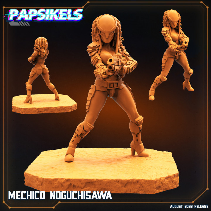 MECHICO NOGUCHISAWA SKULL HUNTER resinarmies.com papsikels 3dprint