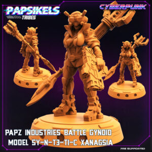 PAPZ INDUSTRIES BATTLE GYNOID MODEL SY_N_T3_T1_C XANAGSIA resinarmies.com papsikels