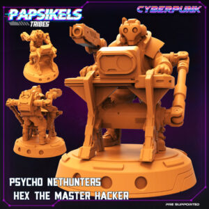 PSYCHO NETHUNTERS HEX THE MASTER HACKER resinarmies.com papsikels 3dprint