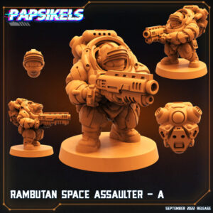 RAMBUTAN SPACE ASSAULTER - A resinarmies.com papsikels 3dprint