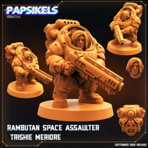 RAMBUTAN SPACE ASSAULTER TRISHIE MERIORE resinarmies.com papsikels 3dprint