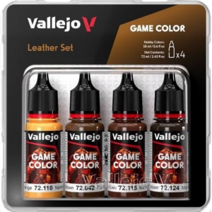 Vallejo color set leather color resinarmies.com army 3dprinted miniatures