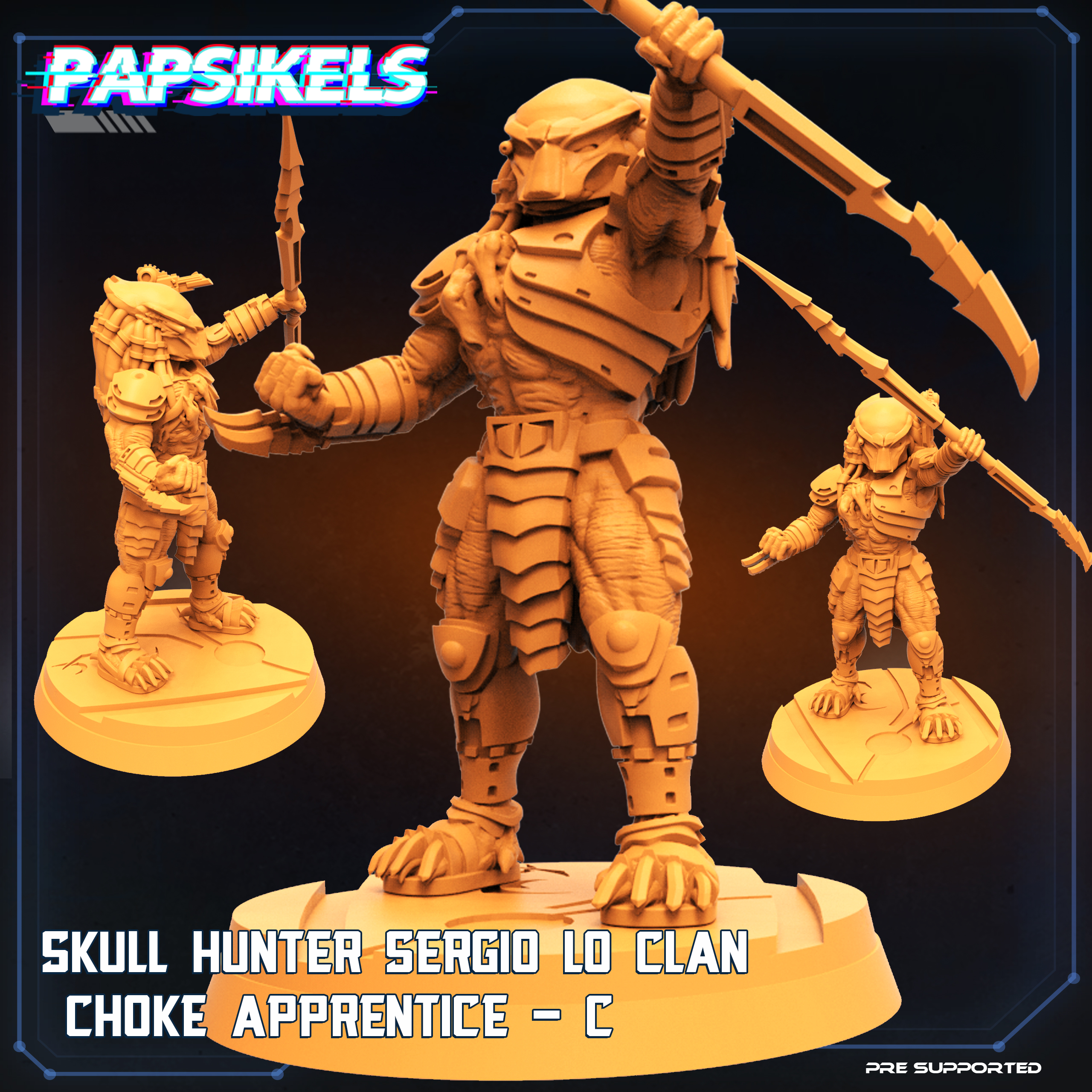 SKULL HUNTER SERGIO LO CLAN CHOKE APPRENTICE - C resinarmies.com papsikels