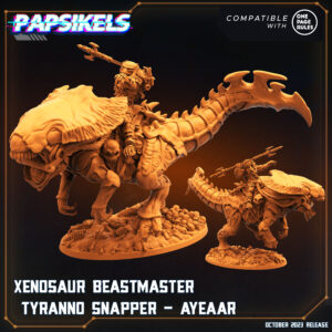 XENOSAUR_BEASTMASTER_TYRANNO_SNAPPER_AYEAAR_resinarmies.com_papsikels_3dprinted_army
