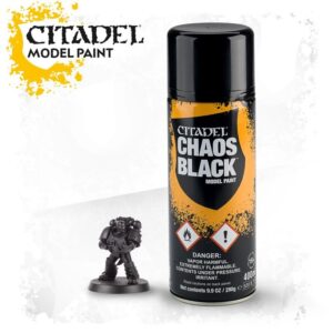 Chaos Black Spray Paint resinarmies.com