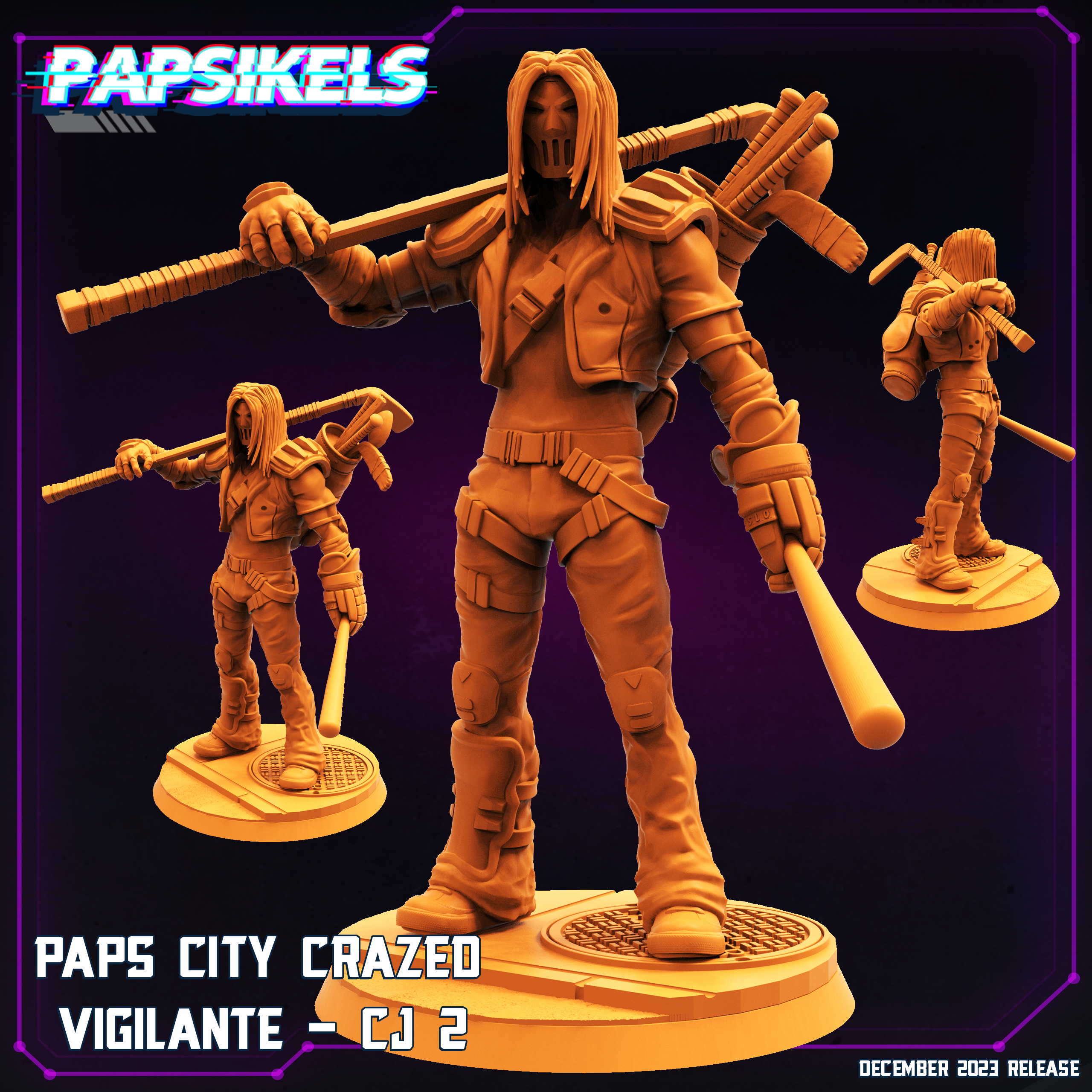 PAPS_CITY_CRAZED_VIGILANTE_CJ_2_resinarmies.com_papsikels_3dprinted_army_miniatures
