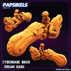 cyberbabe_biker_dream_dash_resinarmies.com_papsikels_3dprinted_army_miniatures