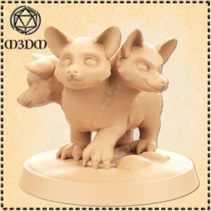 720X720-Baby Corgi Cerberus_MiaKay_m3dm_resinarmies.com_3dprinted_miniatures_store_resin_mini