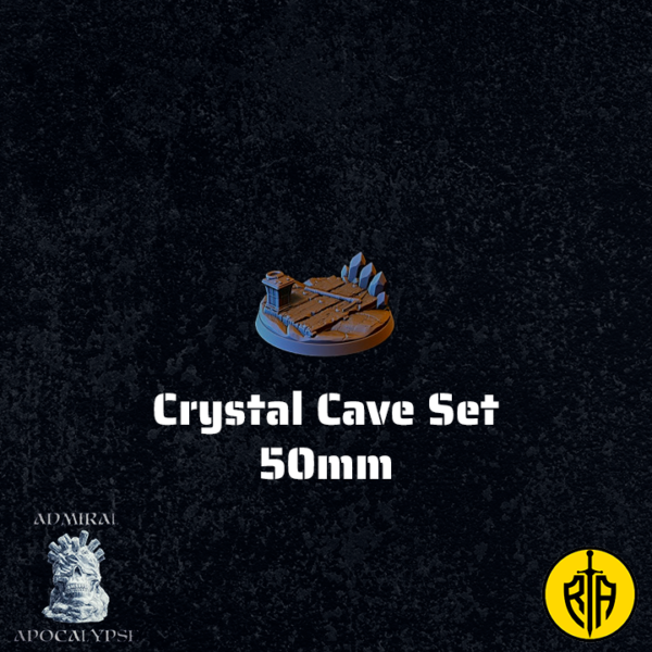 Crystal Cave Set - 50mm base