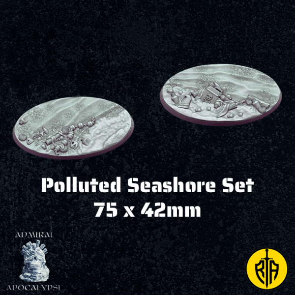 Polluted Seashore Set - X2 75x42mm bases