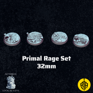 Primal Rage Set - X4 32mm bases