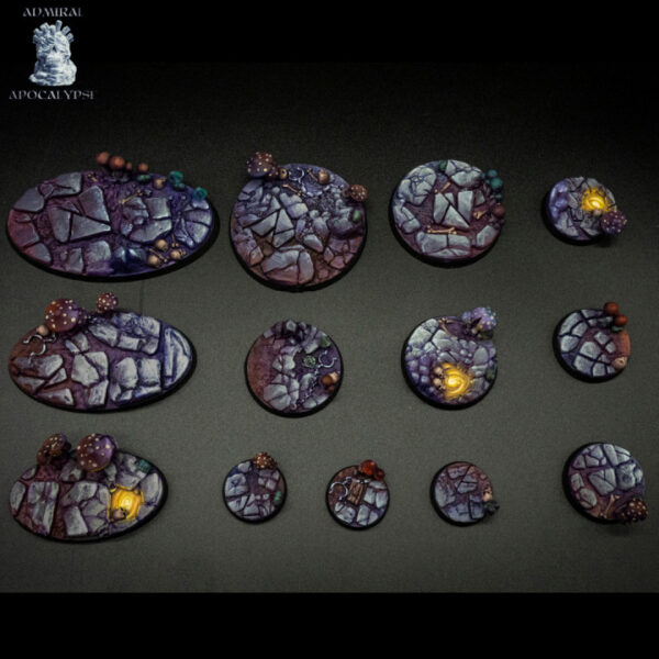 Mushroom_Grotto_baseAdmiral_Apocalipse_bases_resinarmies.com_3dprinted_miniatures_store_resin_mini