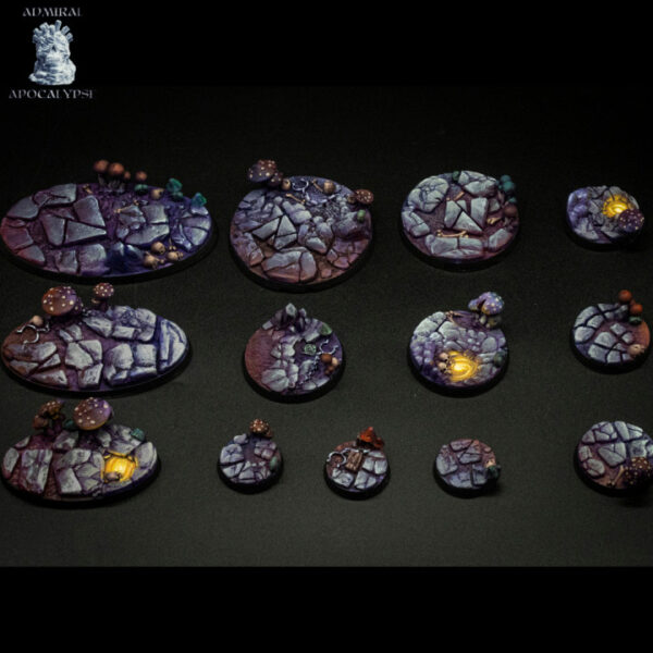 Mushroom_Grotto_baseAdmiral_Apocalipse_bases_resinarmies.com_3dprinted_miniatures_store_resin_mini