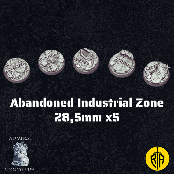 Abandoned Industrial Zone 28,5mm X5_Admiral_Apocalypse_resinarmies.com_3dprinted_miniatures_store_resin_minis