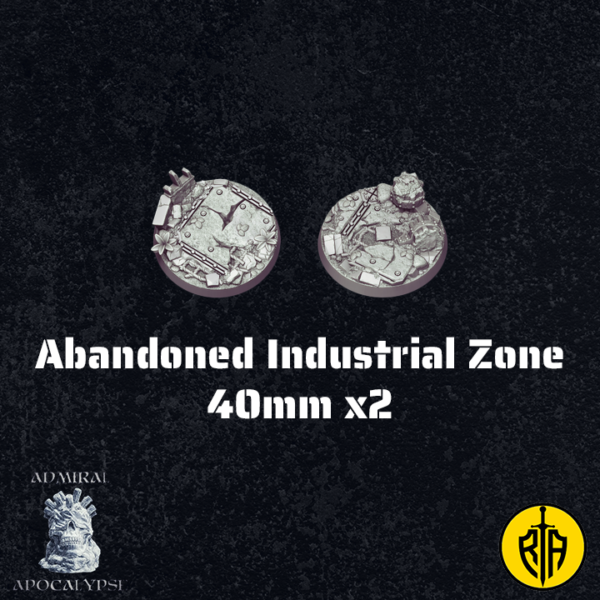 Abandoned Industrial Zone 40mm X2_Admiral_Apocalypse_resinarmies.com_3dprinted_miniatures_store_resin_minis