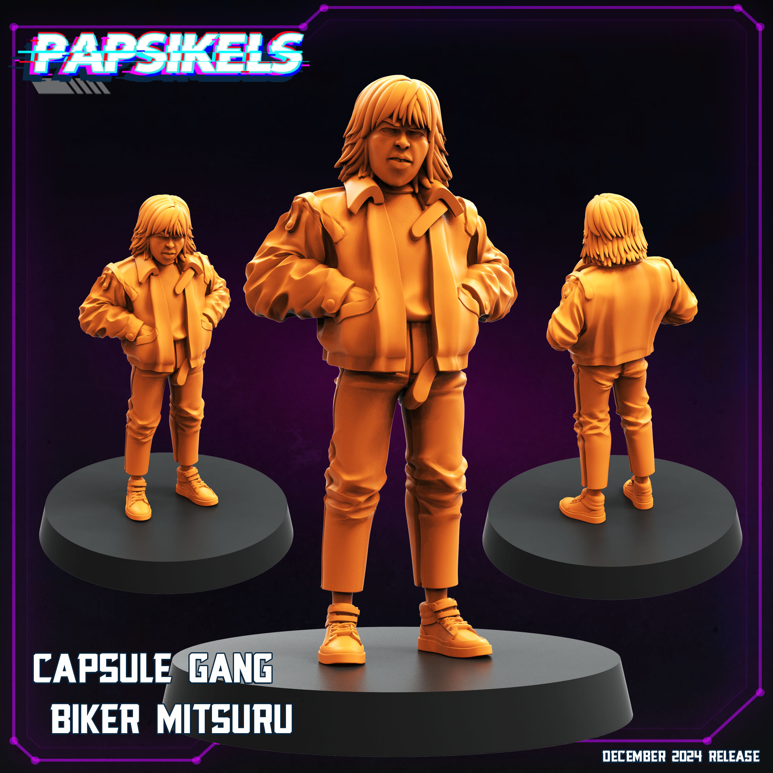 CAPSULE_GANG_BIKER_MITSURU_papsikels_miniatures_resinarmies.com_3dprinted_miniatures_store_resin_minis