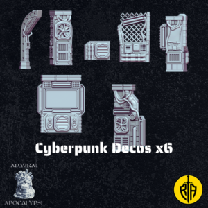 Cyberpunk decos x6