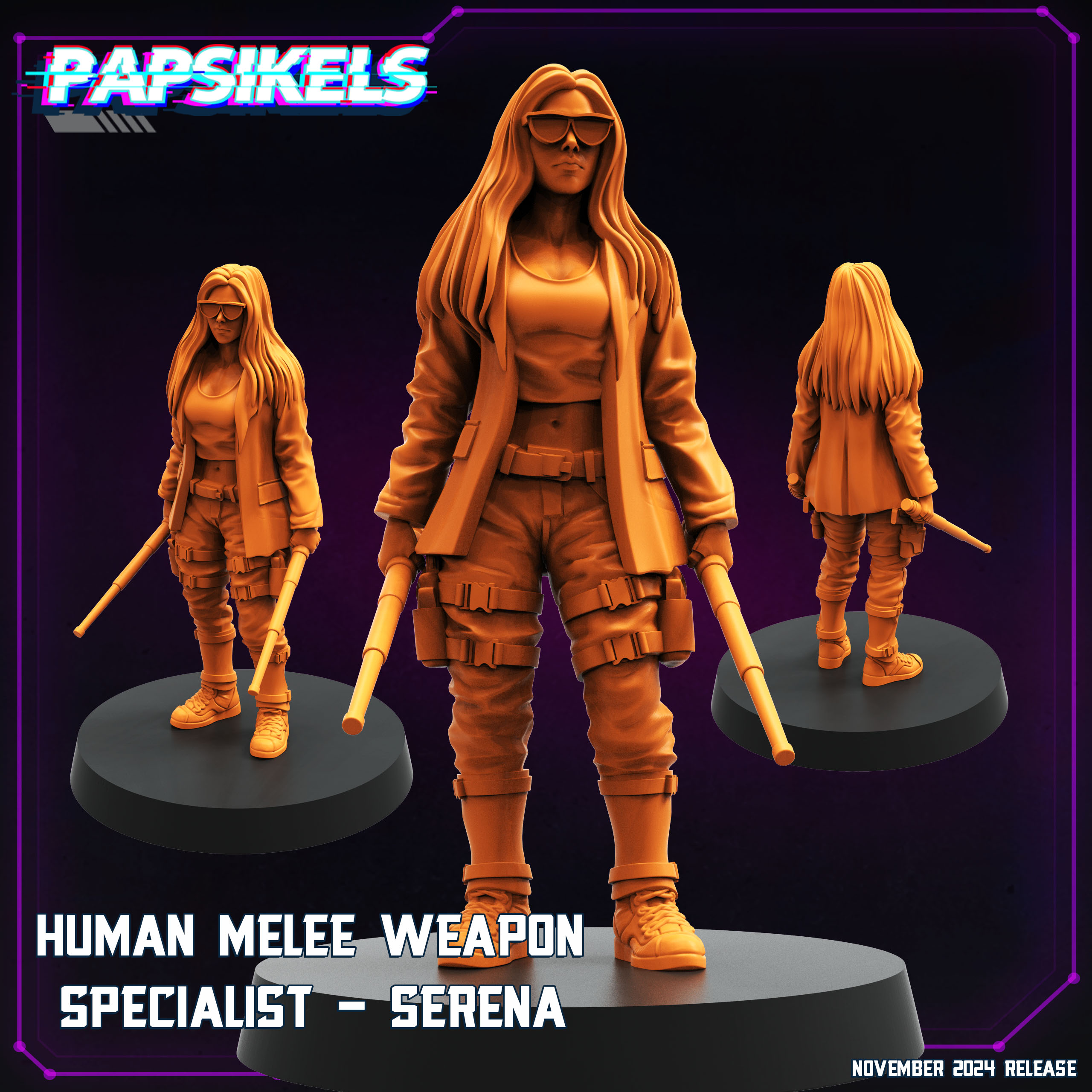 HUMAN_MELEE_WEAPON_SPECIALIST_SERENA_papsikels_miniatures_resinarmies.com_3dprinted_miniatures_store_resin_minis