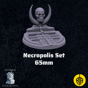 Necropolis Set - 65mm baseAdmiral_Apocalipse_bases_resinarmies.com_3dprinted_miniatures_store_resin_mini