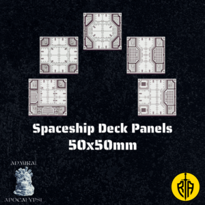 Spaceship Deck Panels - 50x50mmAdmiral_Apocalipse_bases_resinarmies.com_3dprinted_miniatures_store_resin_mini