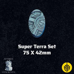 Super Terra Set - 75x42mm baseAdmiral_Apocalipse_bases_resinarmies.com_3dprinted_miniatures_store_resin_mini