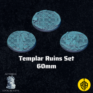 Templat Ruins Set - 60mm baseAdmiral_Apocalipse_bases_resinarmies.com_3dprinted_miniatures_store_resin_mini