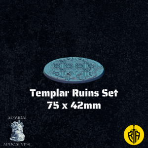 Templat Ruins Set - 75x42mm baseAdmiral_Apocalipse_bases_resinarmies.com_3dprinted_miniatures_store_resin_mini