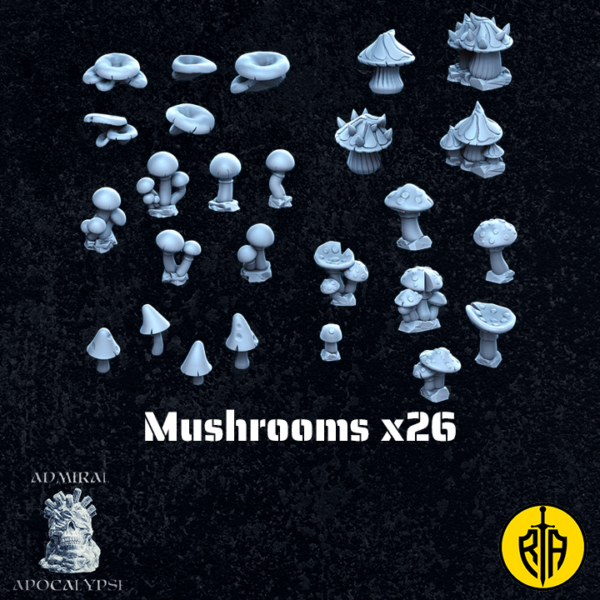 mushrooms x26