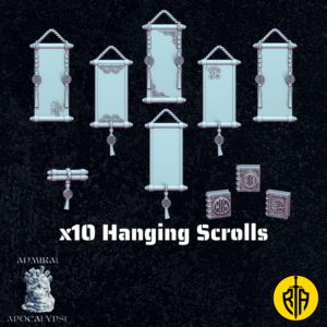 x10 hanging scrollsAdmiral_Apocalipse_bases_resinarmies.com_3dprinted_miniatures_store_resin_mini