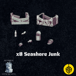 x8 Seashore JunkAdmiral_Apocalipse_bases_resinarmies.com_3dprinted_miniatures_store_resin_mini