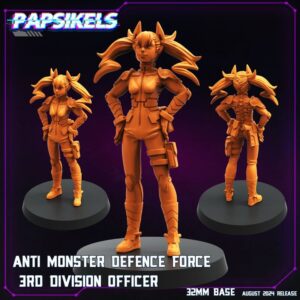 720X720-ANTI_MONSTER_DEFENCE_FORCE_3RD_DIVISION_OFFICER_papsikels_miniatures_resinarmies.com_3dprinted_miniatures_store_resin_minis