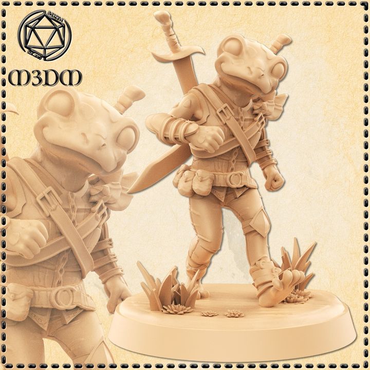 720X720-Frogfolk Ranger Vault Large_m3dm_resinarmies.com_3dprinted_miniatures_store_resin_mini