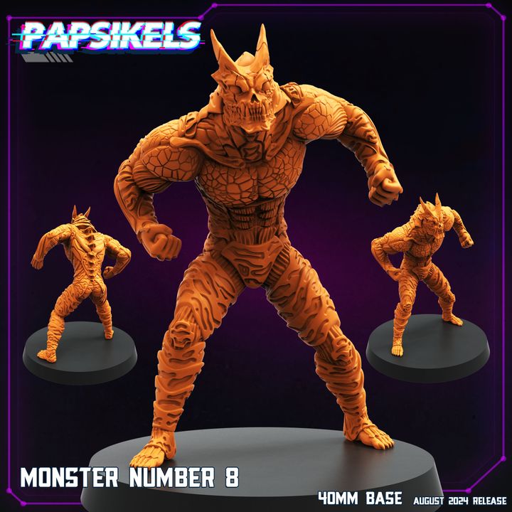 720X720-MONSTER_NUMBER_8_papsikels_miniatures_resinarmies.com_3dprinted_miniatures_store_resin_minis