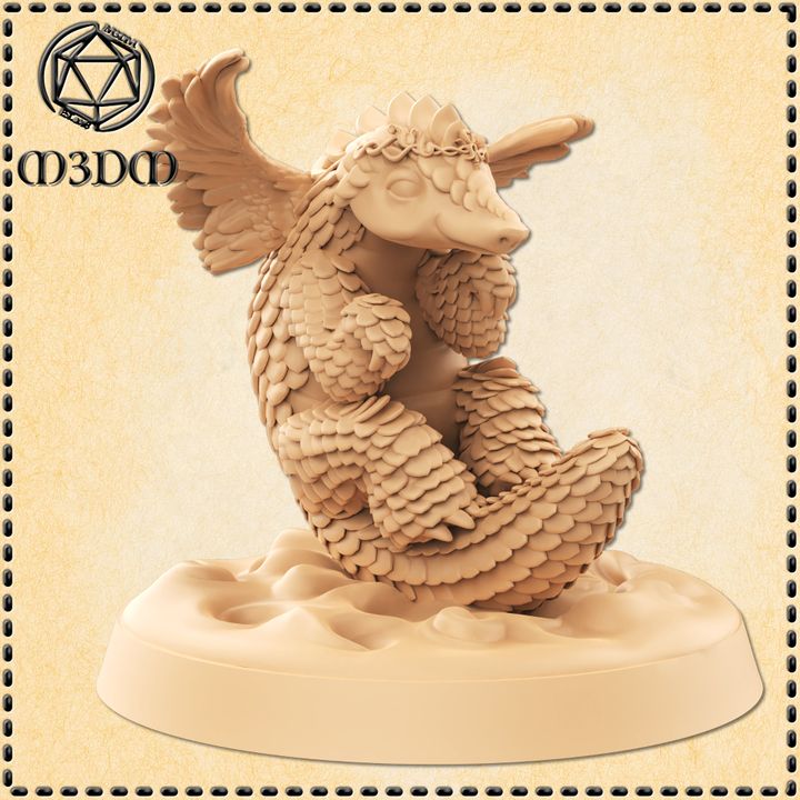 720X720-Magical Pangolin Vault_m3dm_resinarmies.com_3dprinted_miniatures_store_resin_mini