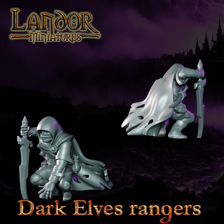 720X720-Dark Elves Rangers 2_landor_resinarmies.com_3dprinted_miniatures_store_resin_minis
