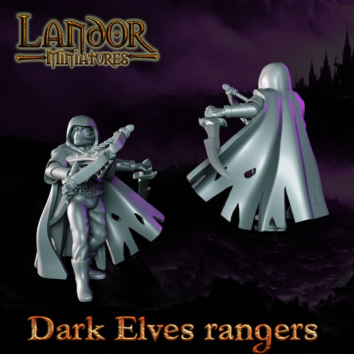 720X720-Dark Elves Rangers 3_landor_resinarmies.com_3dprinted_miniatures_store_resin_minis