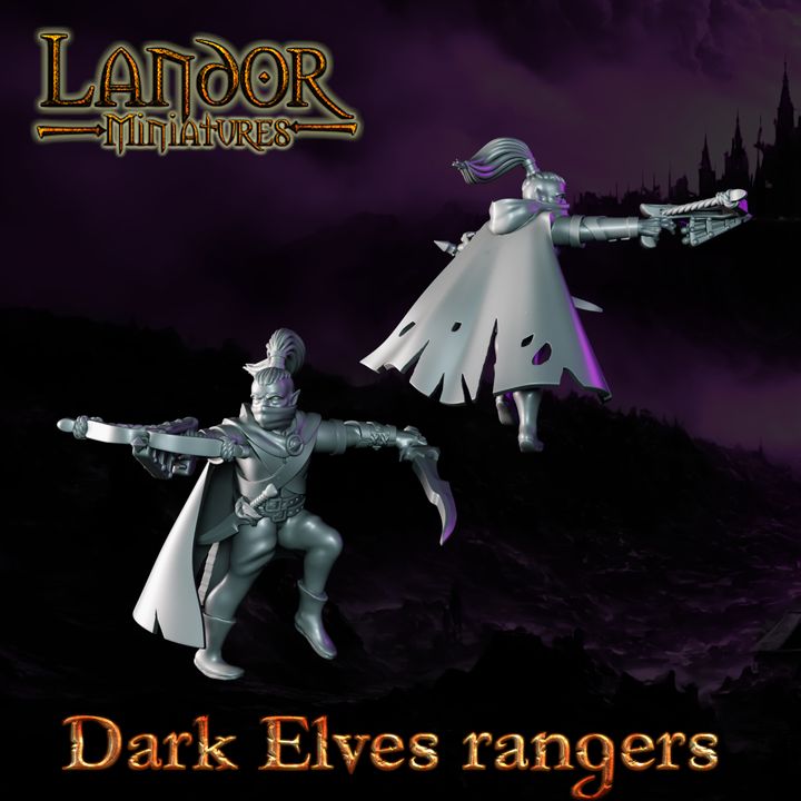 720X720-Dark Elves Rangers 5_landor_resinarmies.com_3dprinted_miniatures_store_resin_minis