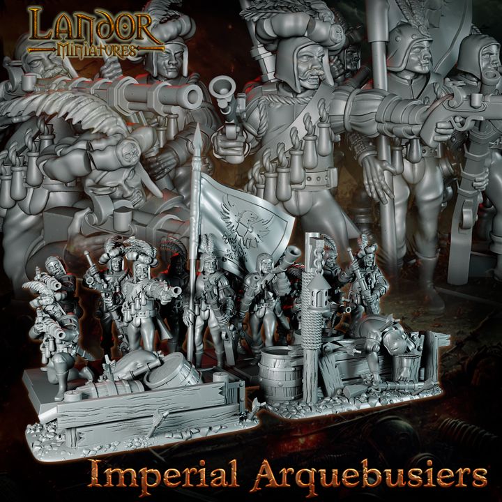 720X720-Imperial Arquebusiers 3_landor_resinarmies.com_3dprinted_miniatures_store_resin_minis