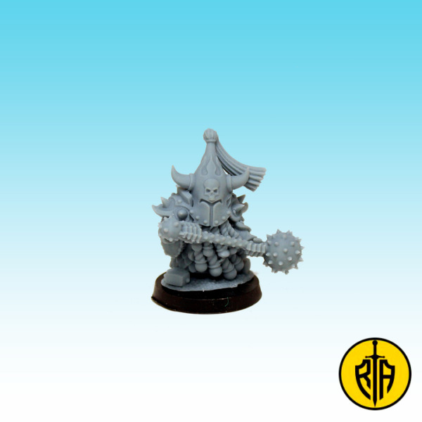 Fire Dwarf Guards with Mace2_MOM_Miniatures_resinarmies.com_3dprinted_miniatures_store_resin_minis