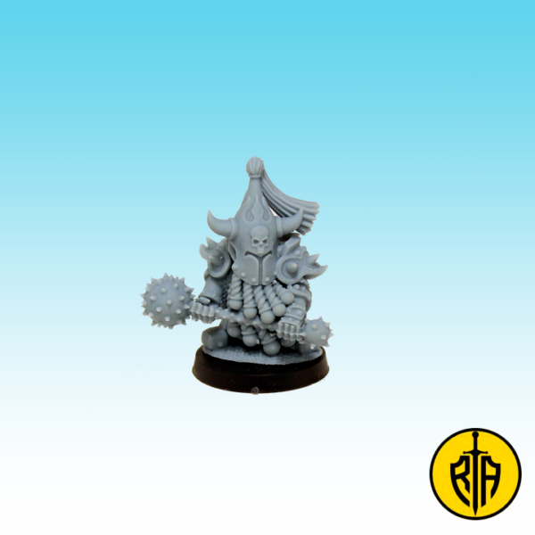 Fire Dwarf Guards with Mace5_MOM_Miniatures_resinarmies.com_3dprinted_miniatures_store_resin_minis