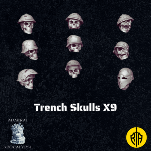 trench skulls x9_Admiral_Apocalypse_resinarmies.com_3dprinted_miniatures_store_resin_minis