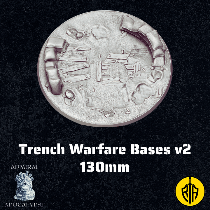 trench warfare bases v2 130mm_Admiral_Apocalypse_resinarmies.com_3dprinted_miniatures_store_resin_minis