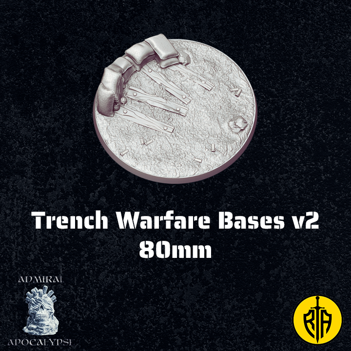 trench warfare bases v2 80mm_Admiral_Apocalypse_resinarmies.com_3dprinted_miniatures_store_resin_minis