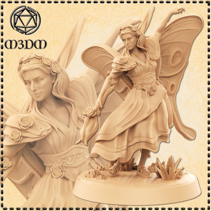 720X720-Fairy Druid (Action) Vault_m3dm_resinarmies.com_3dprinted_miniatures_store_resin_mini