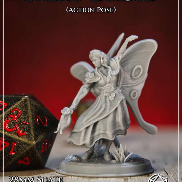 720X720-Fairy Druid (Action) Vault2_m3dm_resinarmies.com_3dprinted_miniatures_store_resin_mini