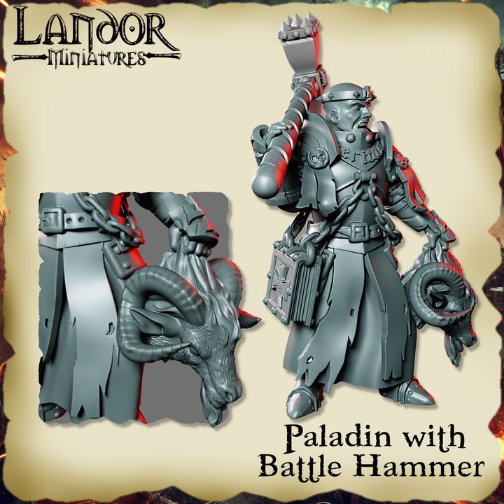 720X720-Paladin with Battle Hammer3_landor_resinarmies.com_3dprinted_miniatures_store_resin_minis