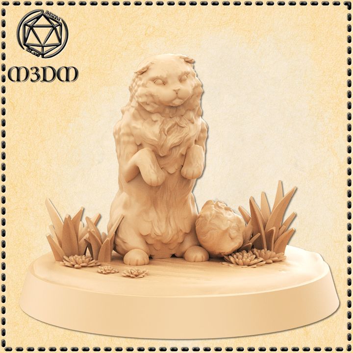 720X720-Scottish Fold Cat Vault1_m3dm_resinarmies.com_3dprinted_miniatures_store_resin_mini