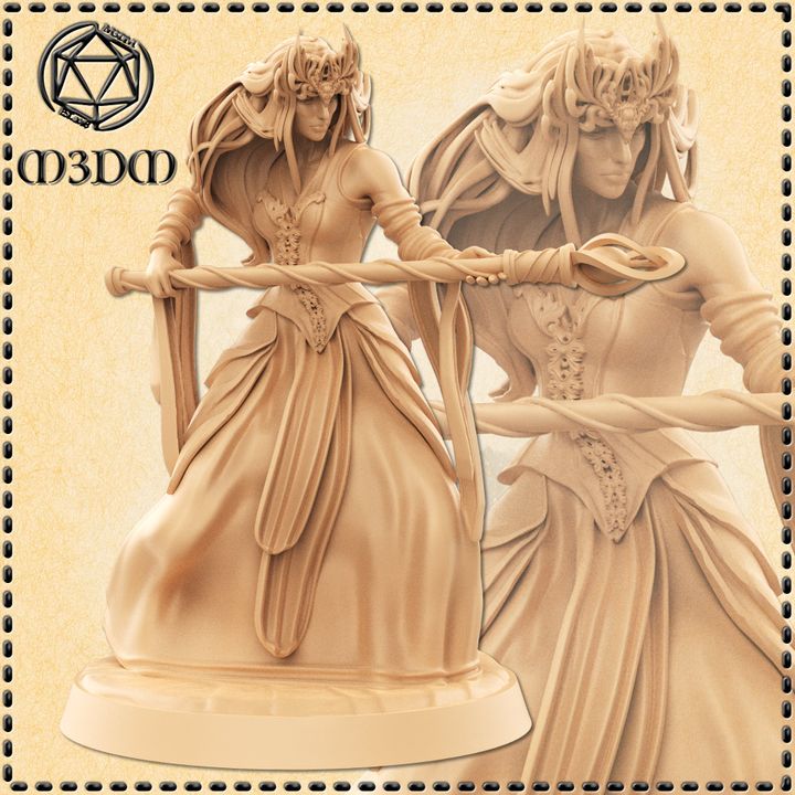 720X720-Storm Sorceress (Action) Vault1_m3dm_resinarmies.com_3dprinted_miniatures_store_resin_mini